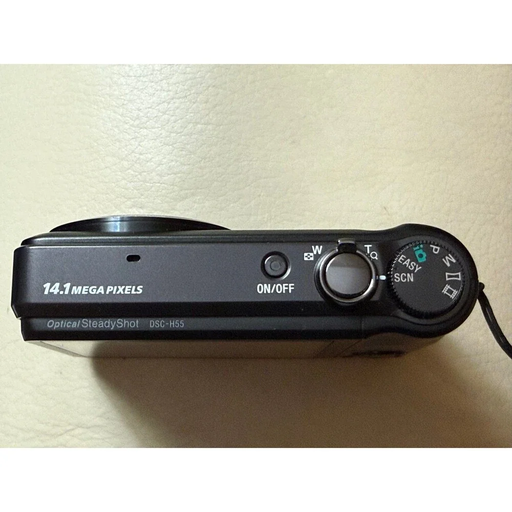 Sony Cyber-Shot DSC-H55 14.1MP Digital Camera 10x Zoom Black TESTED/WORKING